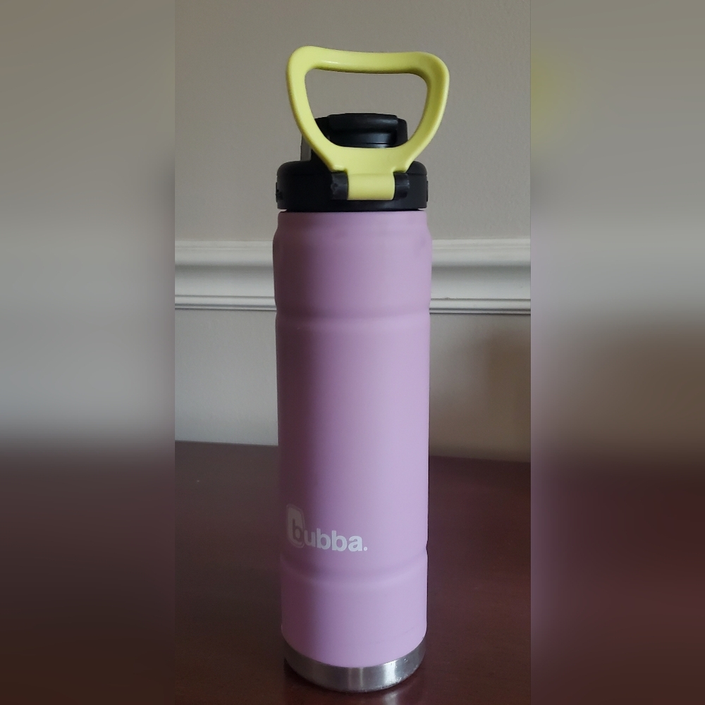 Bubba Trailblazer 24oz‎ Stainless Steel Water Bottle With Carry Loop Lid Pink